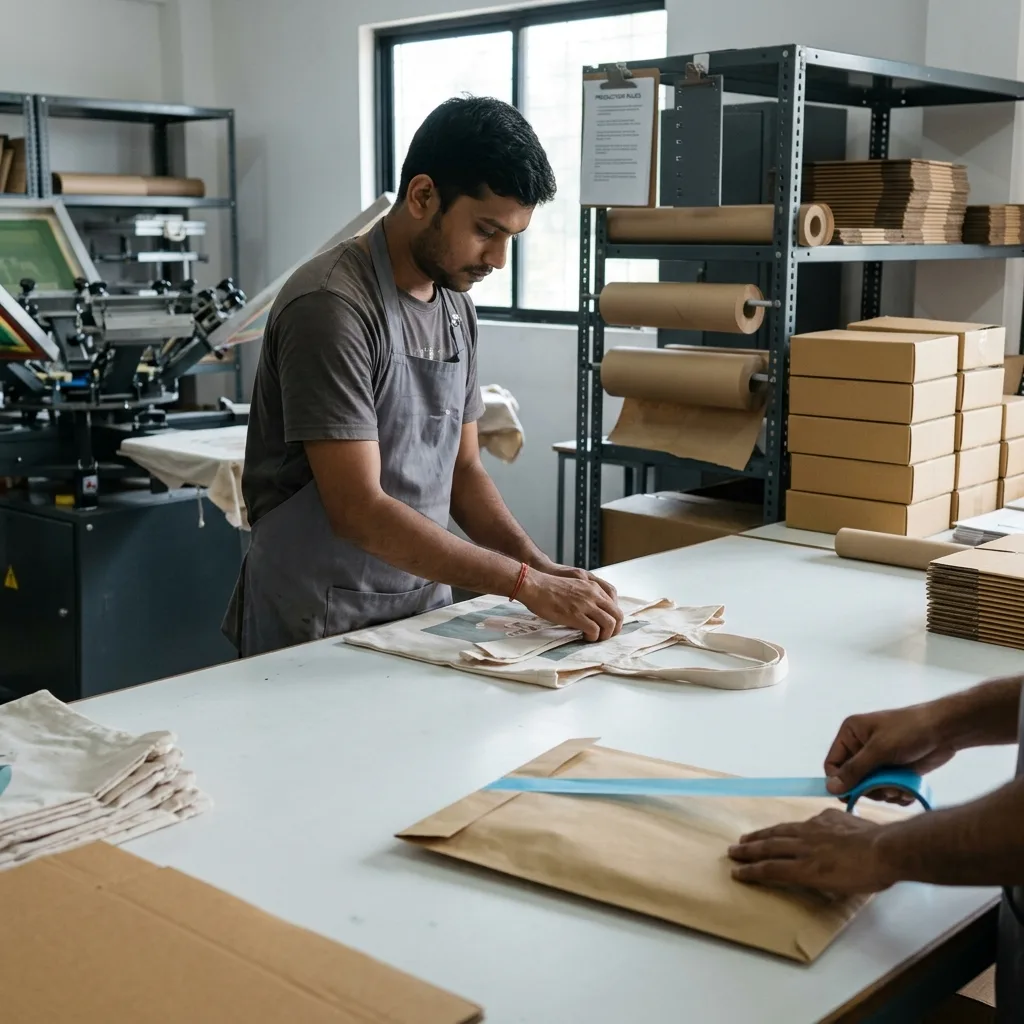 Packaging table