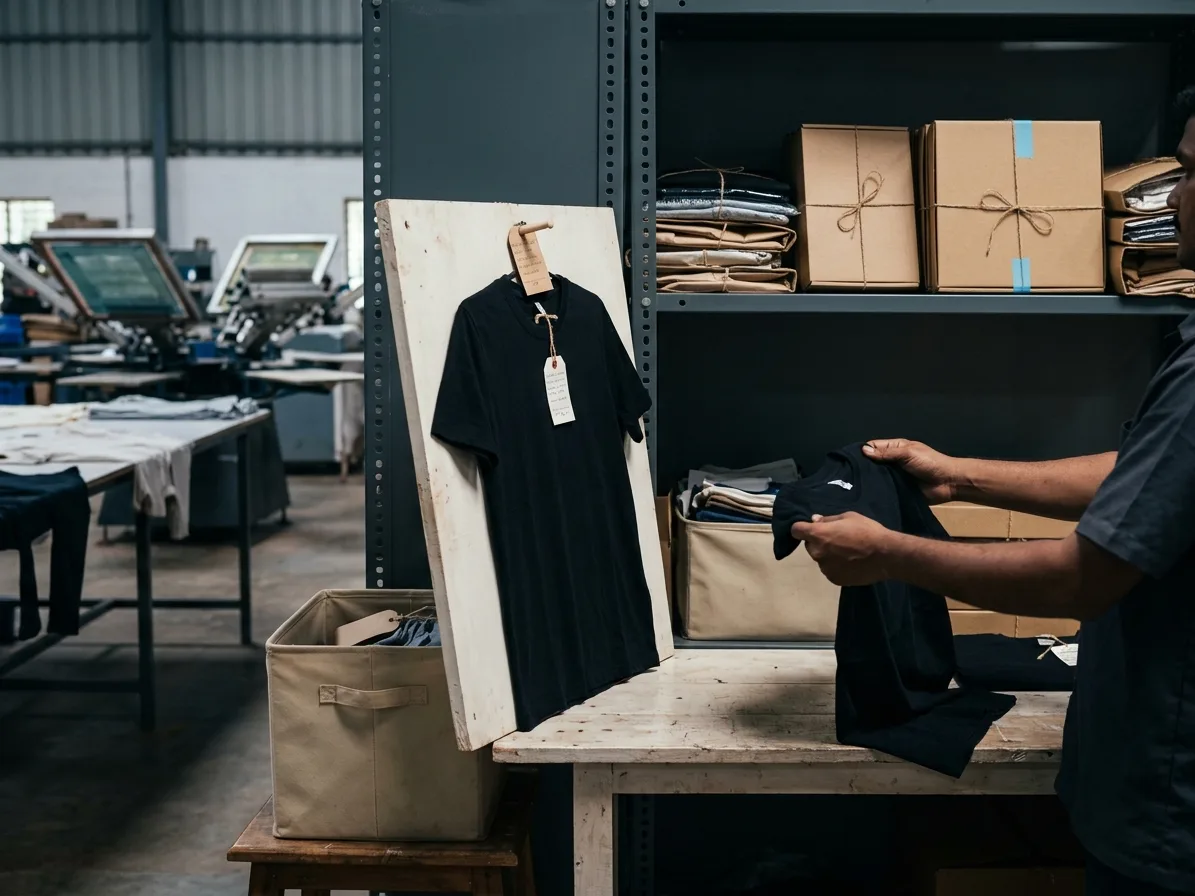 QC inspection at the approved-sample station