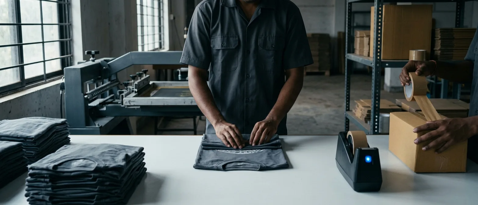 Order → production → packaging → dispatch — Goa facility