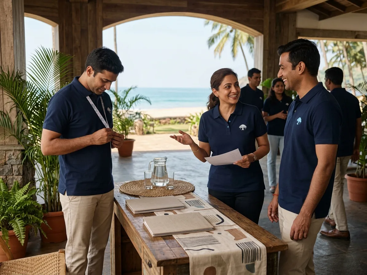Conference event polos