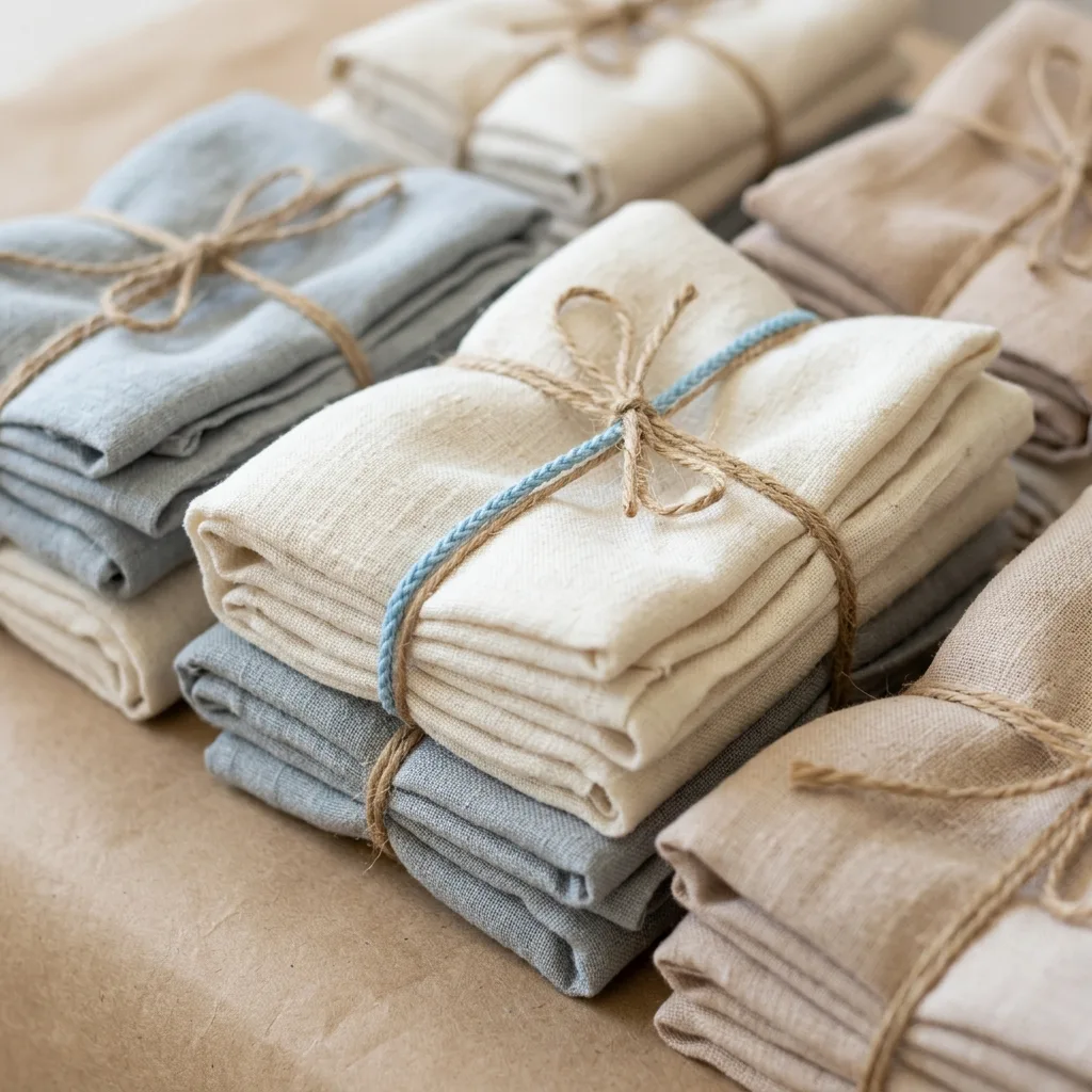 Folded resort gifting batches ready to ship